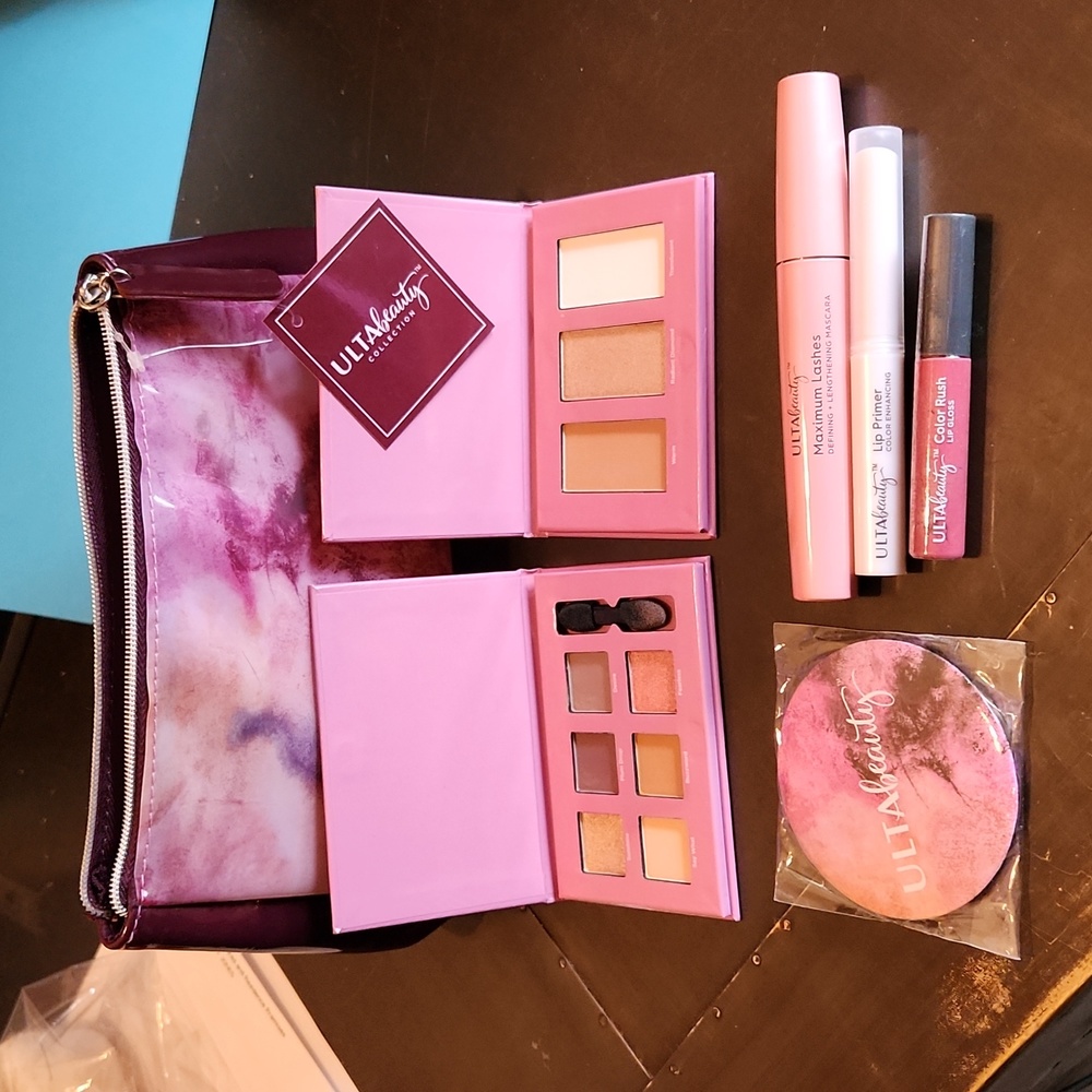 Ulta makeup bag with makeup